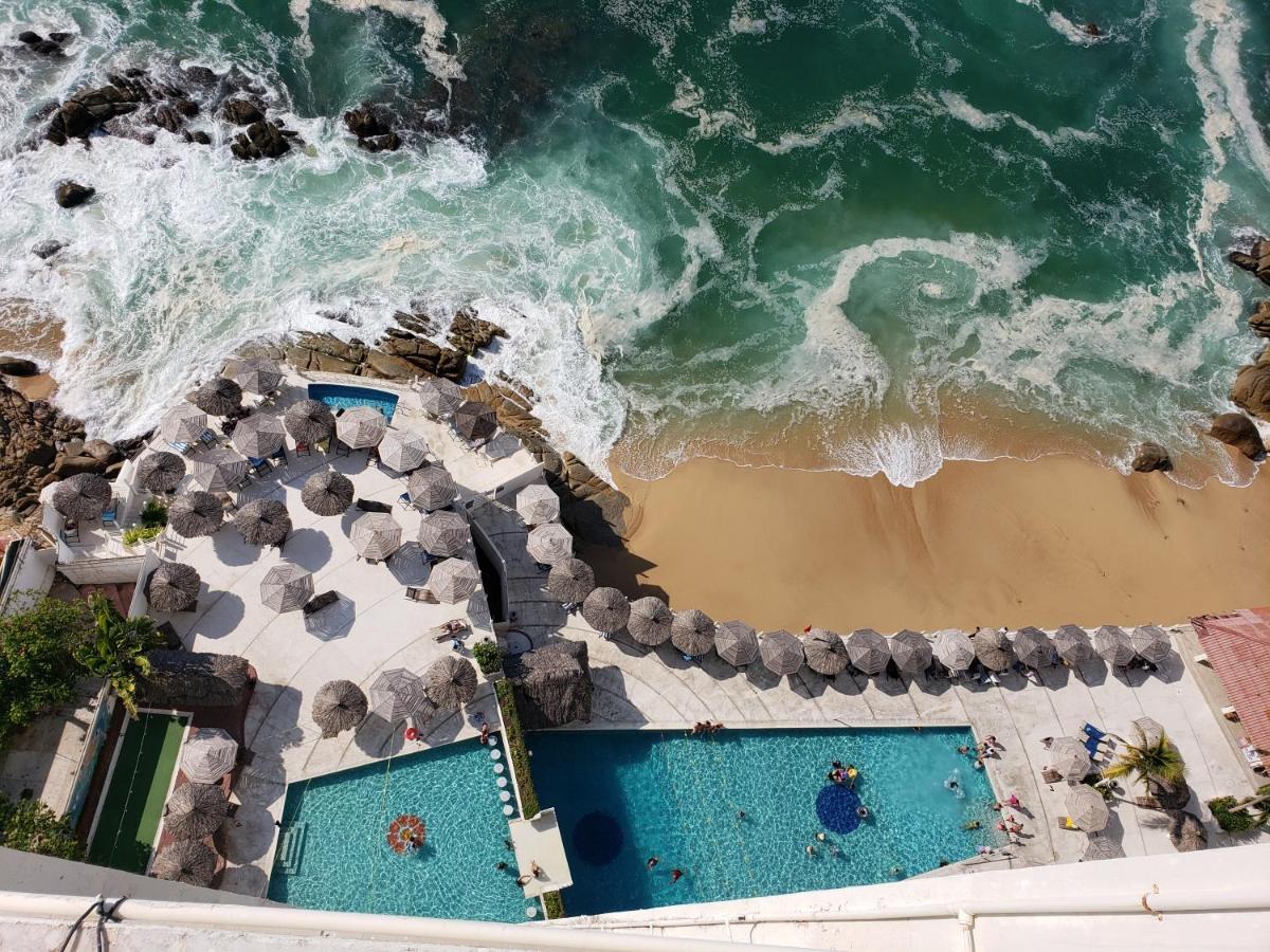 Hotel Torres Gemelas Vista Al Mar A Pie De Playa Akapulko Dış mekan fotoğraf